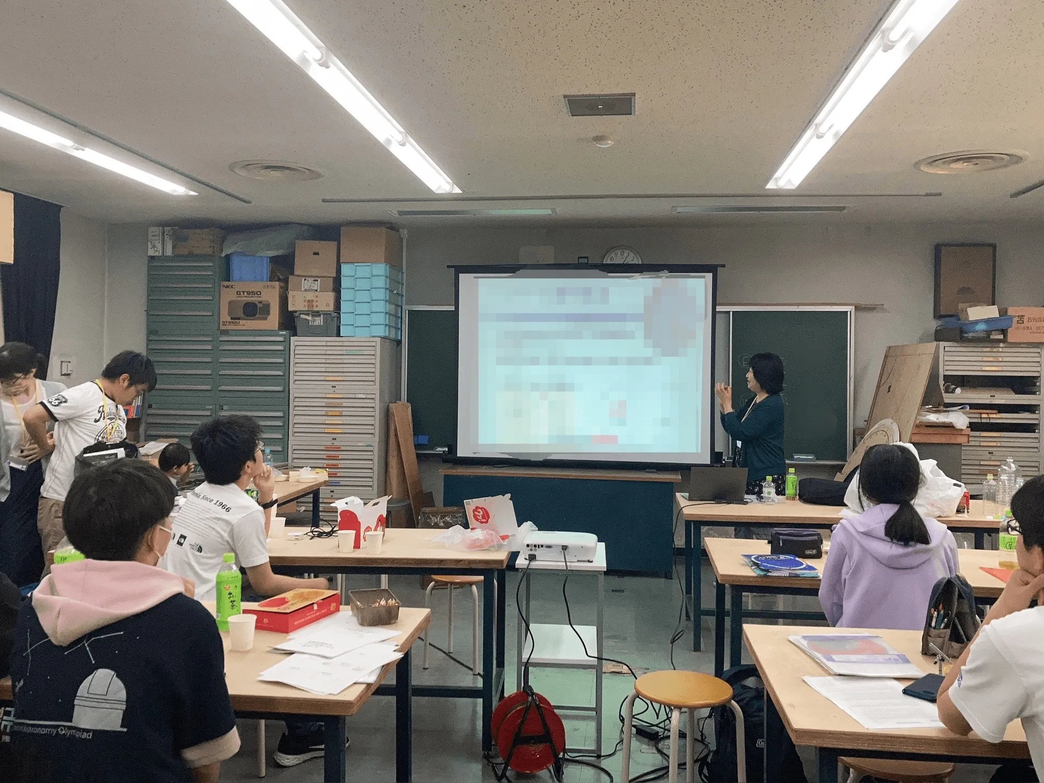 "午後の講義の様子"